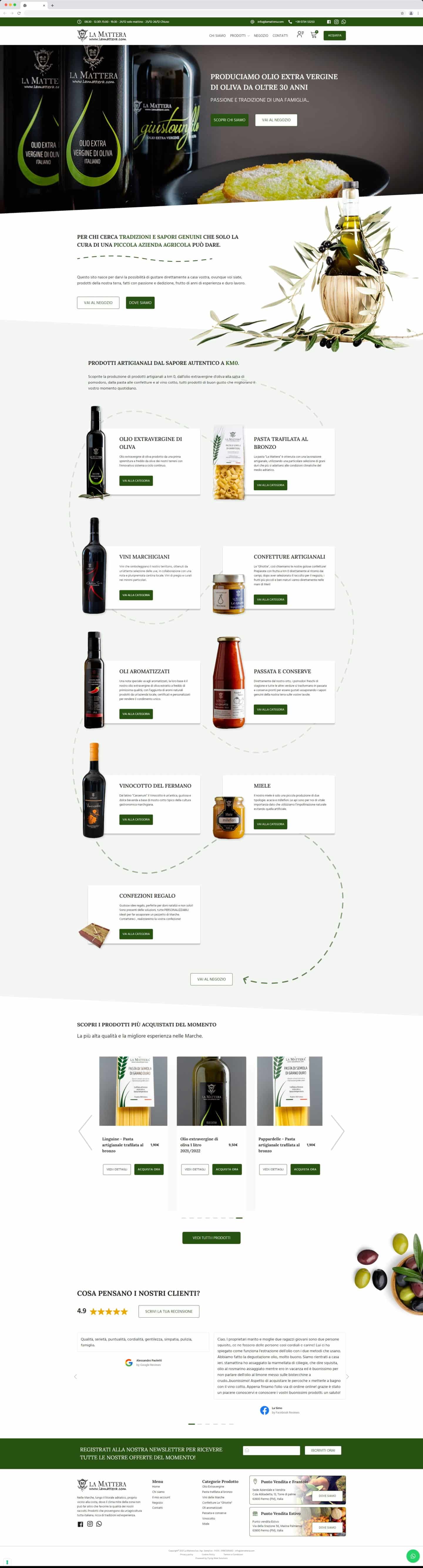 La Mattera - Desktop Home Page