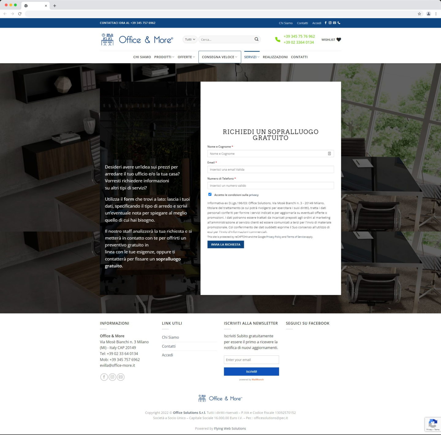 Office & More - Desktop Request a quote