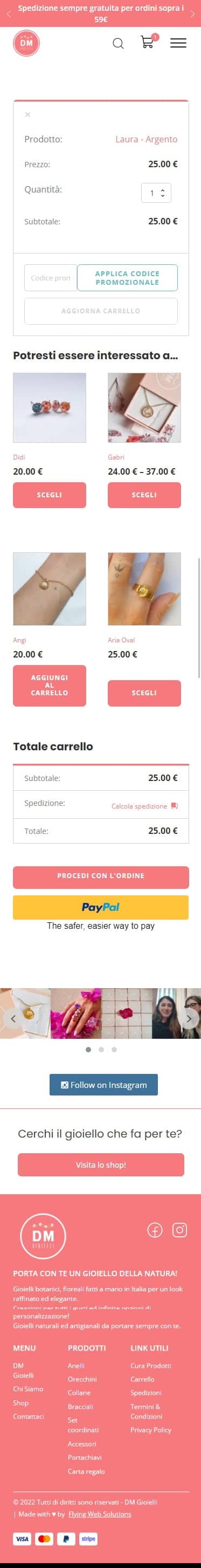 DM Gioielli - Mobile Cart