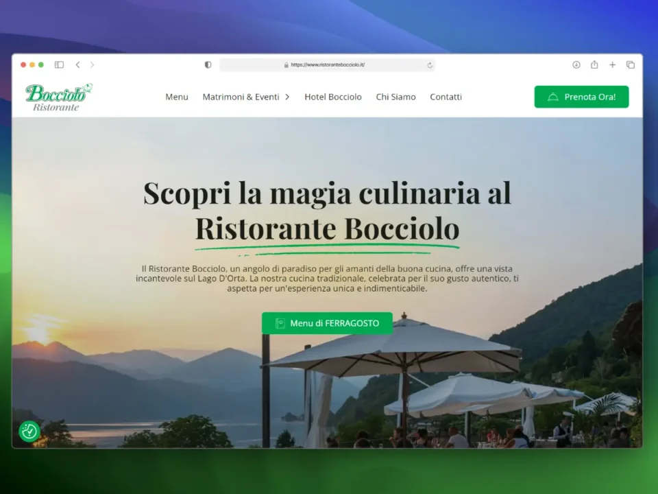 Project Ristorante Bocciolo